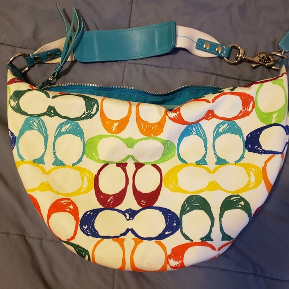 Authentic Colorful Coach Bag - Picture 2 of 3